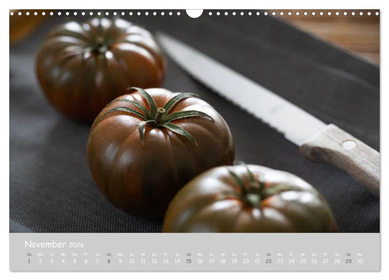 Bild: 9783457721865 | authentic FOOD art Obst und Gemüse (Wandkalender 2026 DIN A3 quer),...