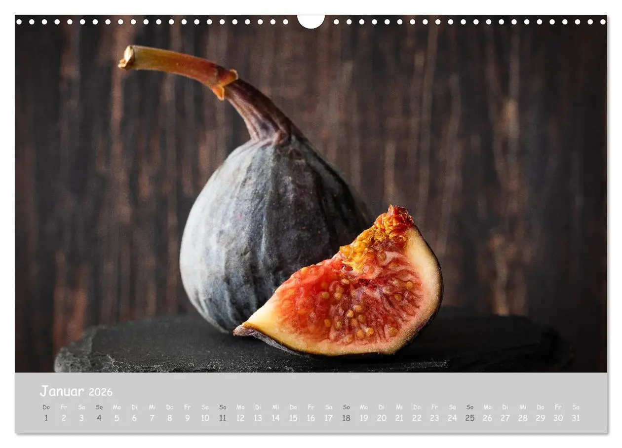 Bild: 9783457721865 | authentic FOOD art Obst und Gemüse (Wandkalender 2026 DIN A3 quer),...