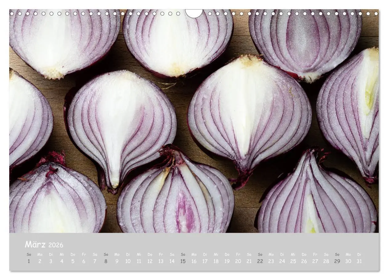 Bild: 9783457721865 | authentic FOOD art Obst und Gemüse (Wandkalender 2026 DIN A3 quer),...