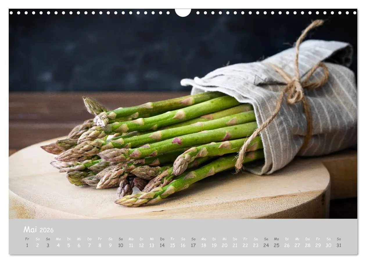 Bild: 9783457721865 | authentic FOOD art Obst und Gemüse (Wandkalender 2026 DIN A3 quer),...