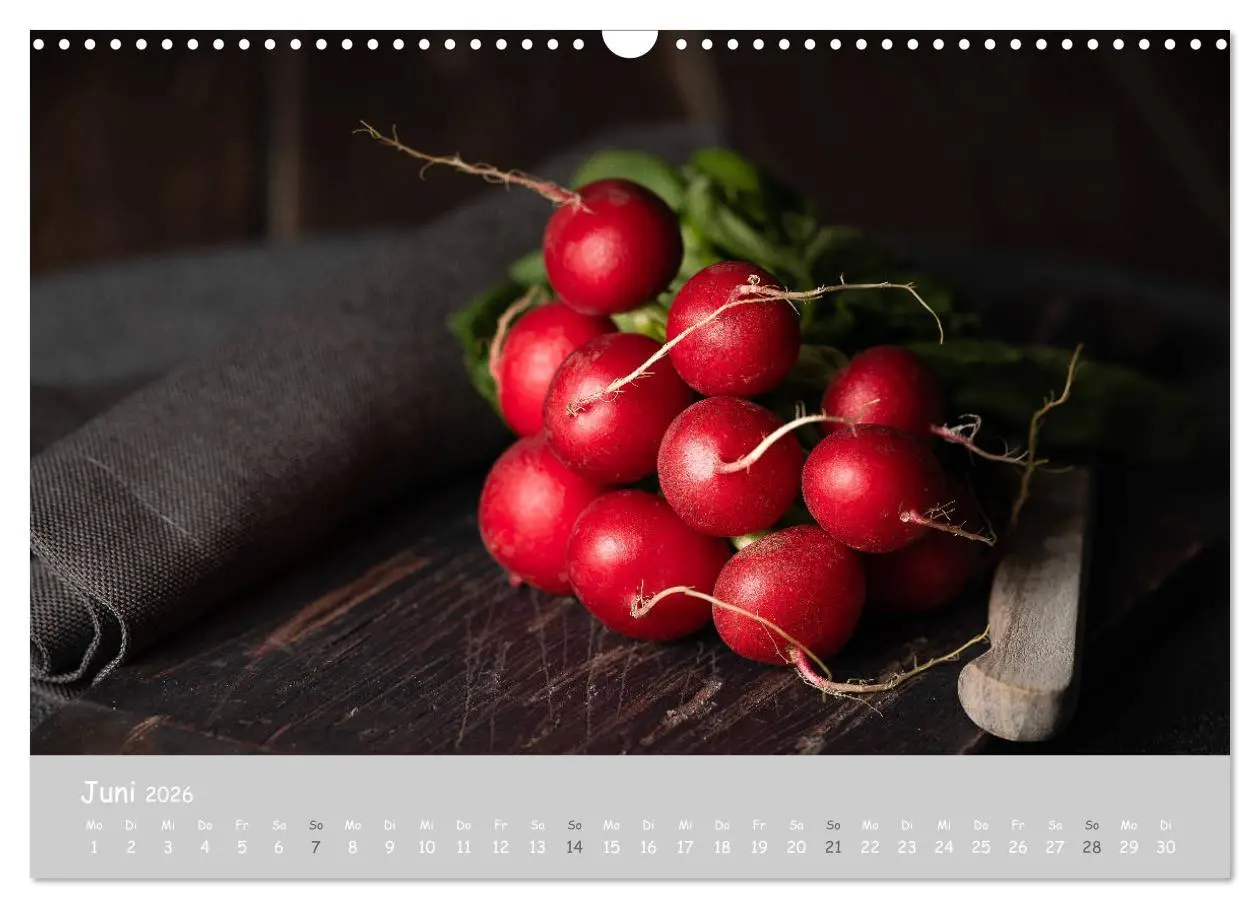 Bild: 9783457721865 | authentic FOOD art Obst und Gemüse (Wandkalender 2026 DIN A3 quer),...