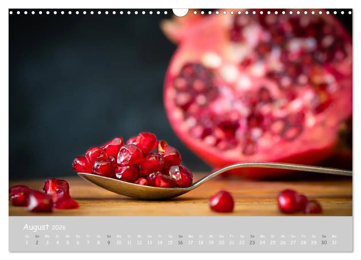 Bild: 9783457721865 | authentic FOOD art Obst und Gemüse (Wandkalender 2026 DIN A3 quer),...