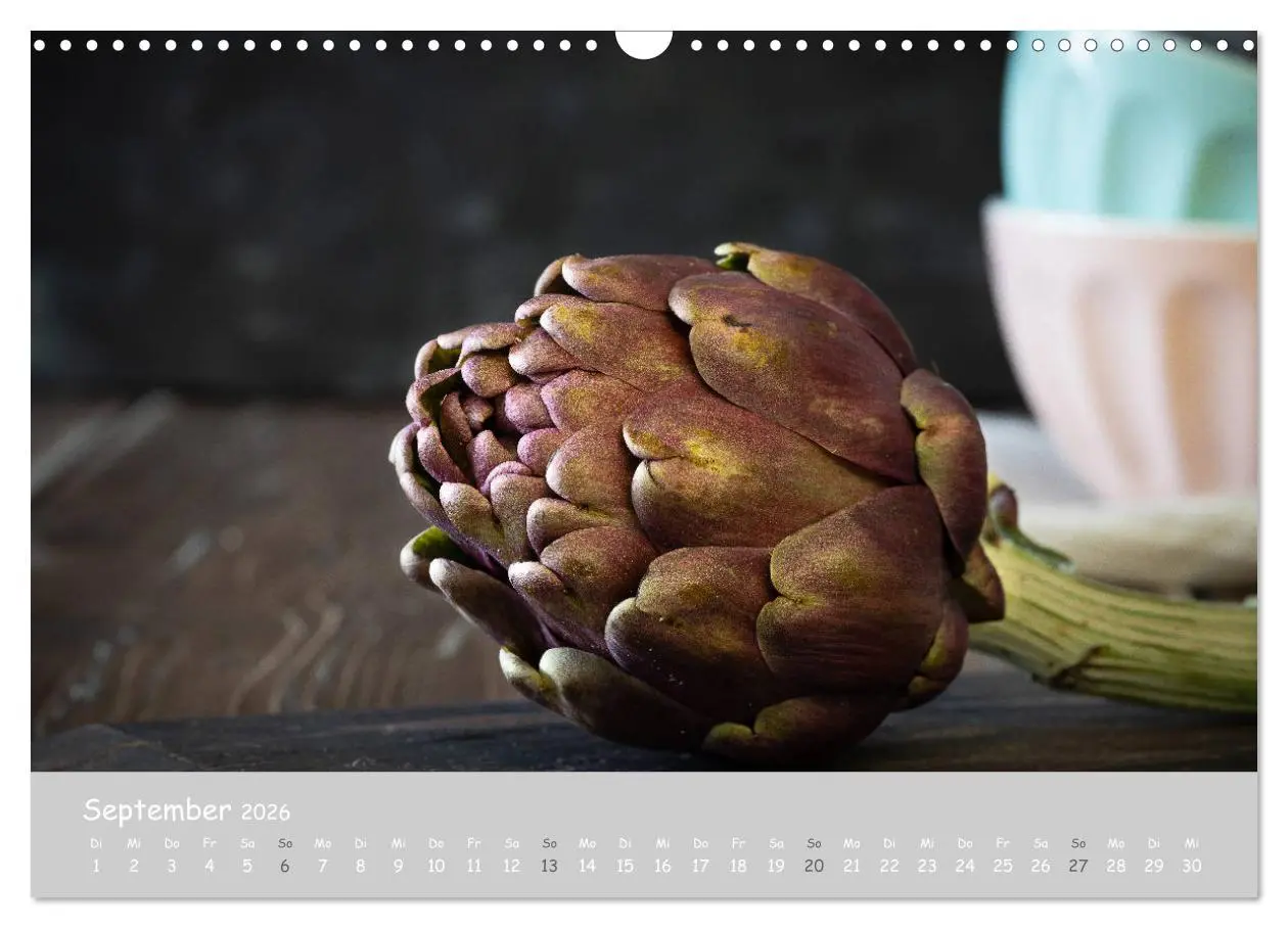 Bild: 9783457721865 | authentic FOOD art Obst und Gemüse (Wandkalender 2026 DIN A3 quer),...