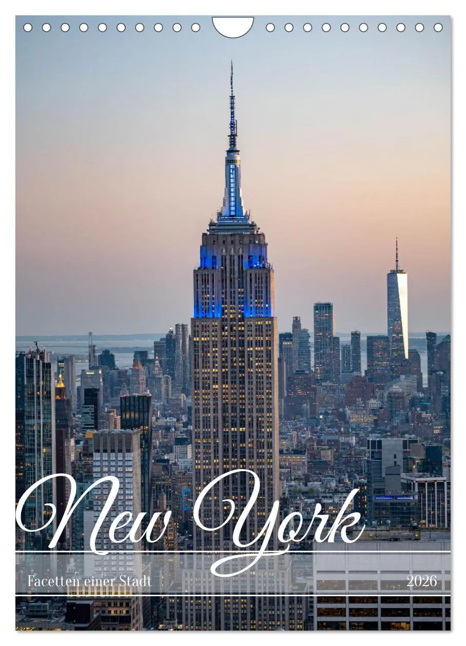 Cover: 9783516291865 | New York, Facetten einer Stadt (Wandkalender 2026 DIN A4 hoch),...