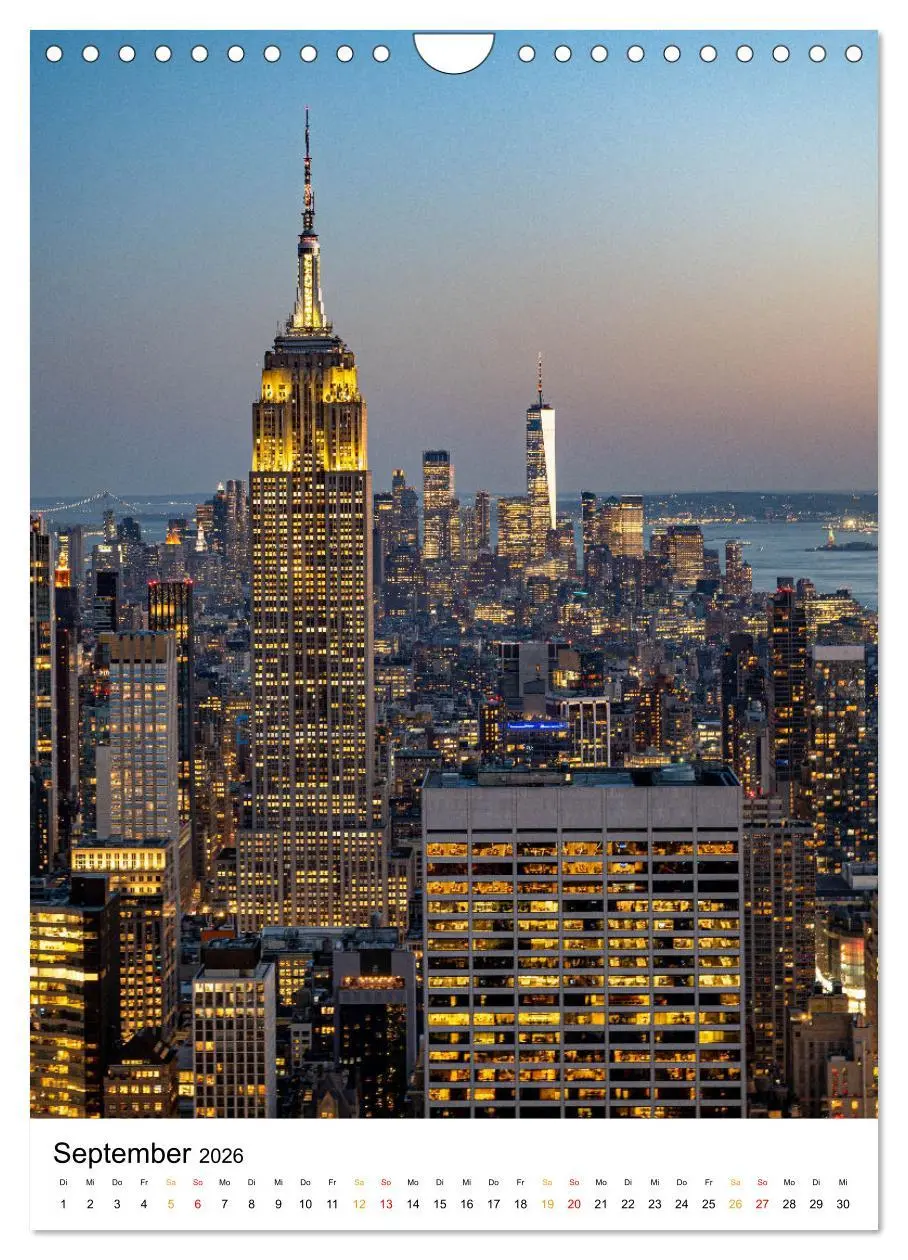 Bild: 9783516291865 | New York, Facetten einer Stadt (Wandkalender 2026 DIN A4 hoch),...