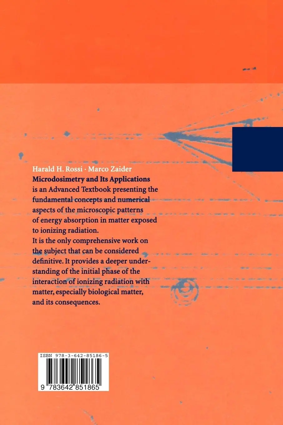 Rückseite: 9783642851865 | Microdosimetry and Its Applications | M. Zaider (u. a.) | Taschenbuch