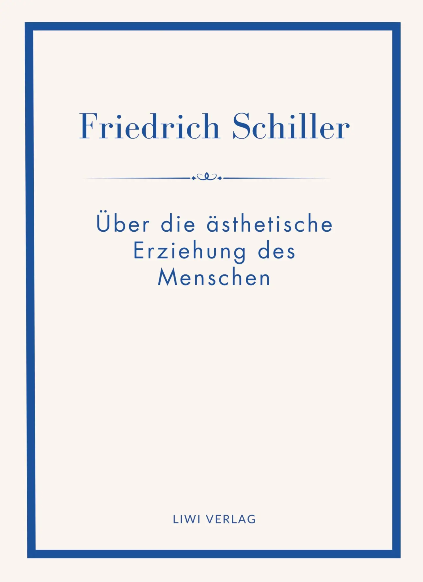 Cover: 9783753801865 | Friedrich Schiller: Über die ästhetische Erziehung des Menschen....