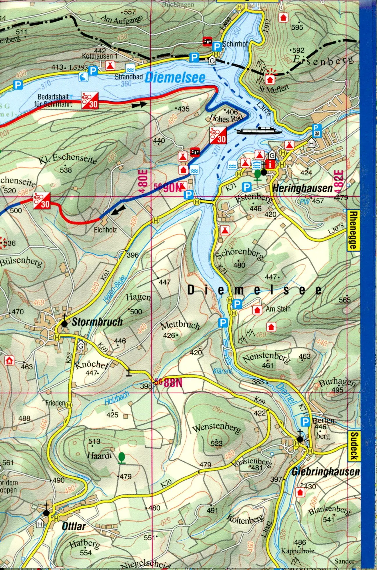 Bild: 9783869731865 | Mountainbikekarte Hoch-Sauerland 1: 35 000 | Mbh | (Land-)Karte | 2019