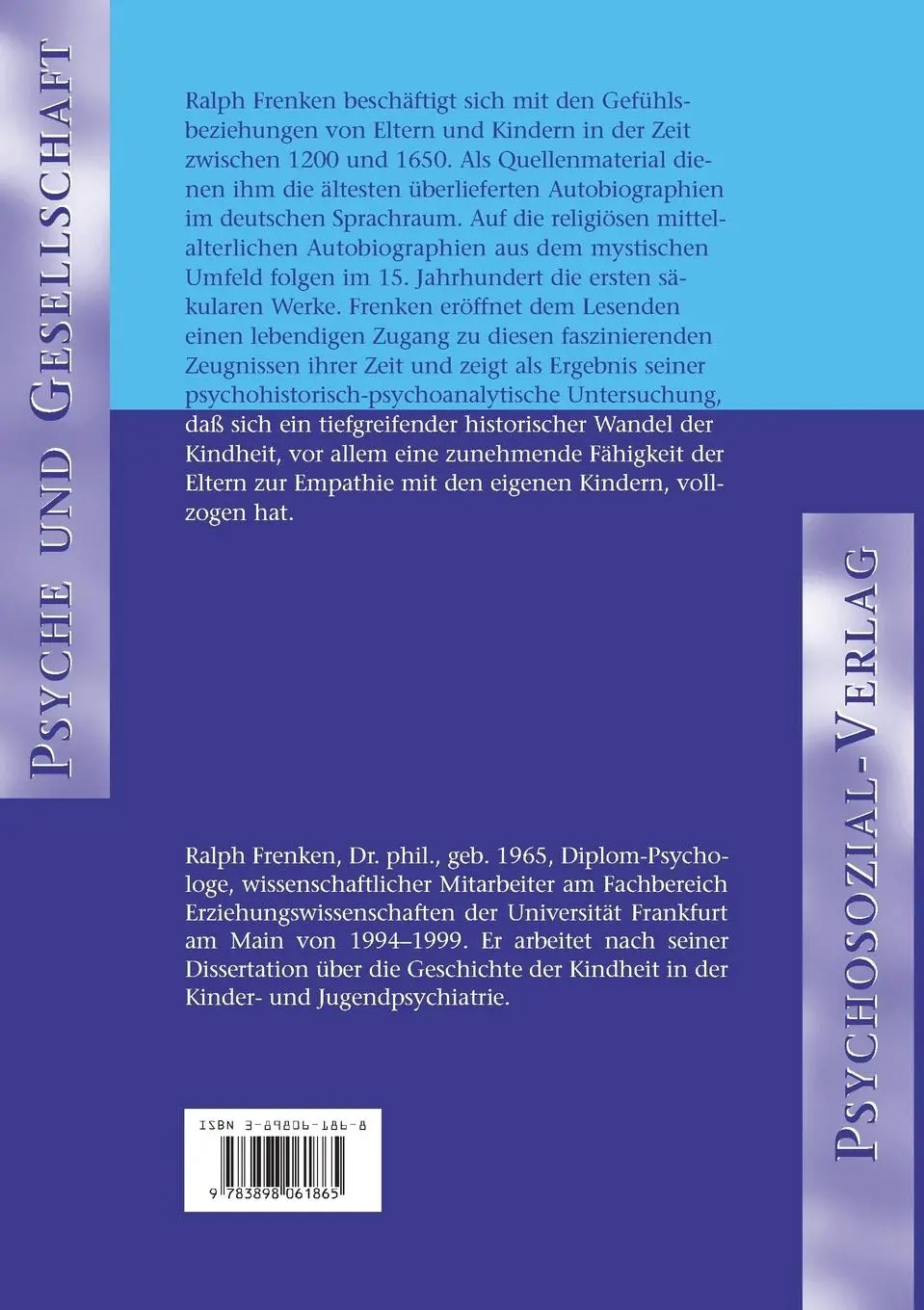 Rückseite: 9783898061865 | 'Da fing ich an zu erinnern ...' | Ralph Frenken | Taschenbuch | 2003