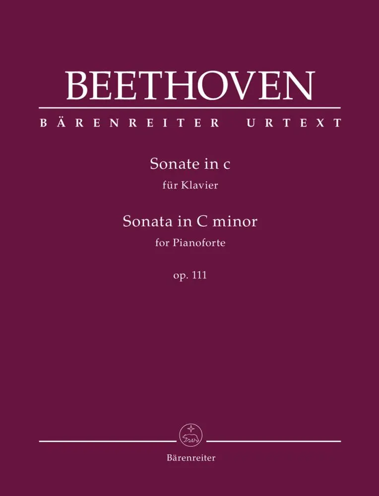 Cover: 9790006561865 | Sonata in C Minor Op.111 | Dt/engl, Bärenreiter Urtext | Beethoven
