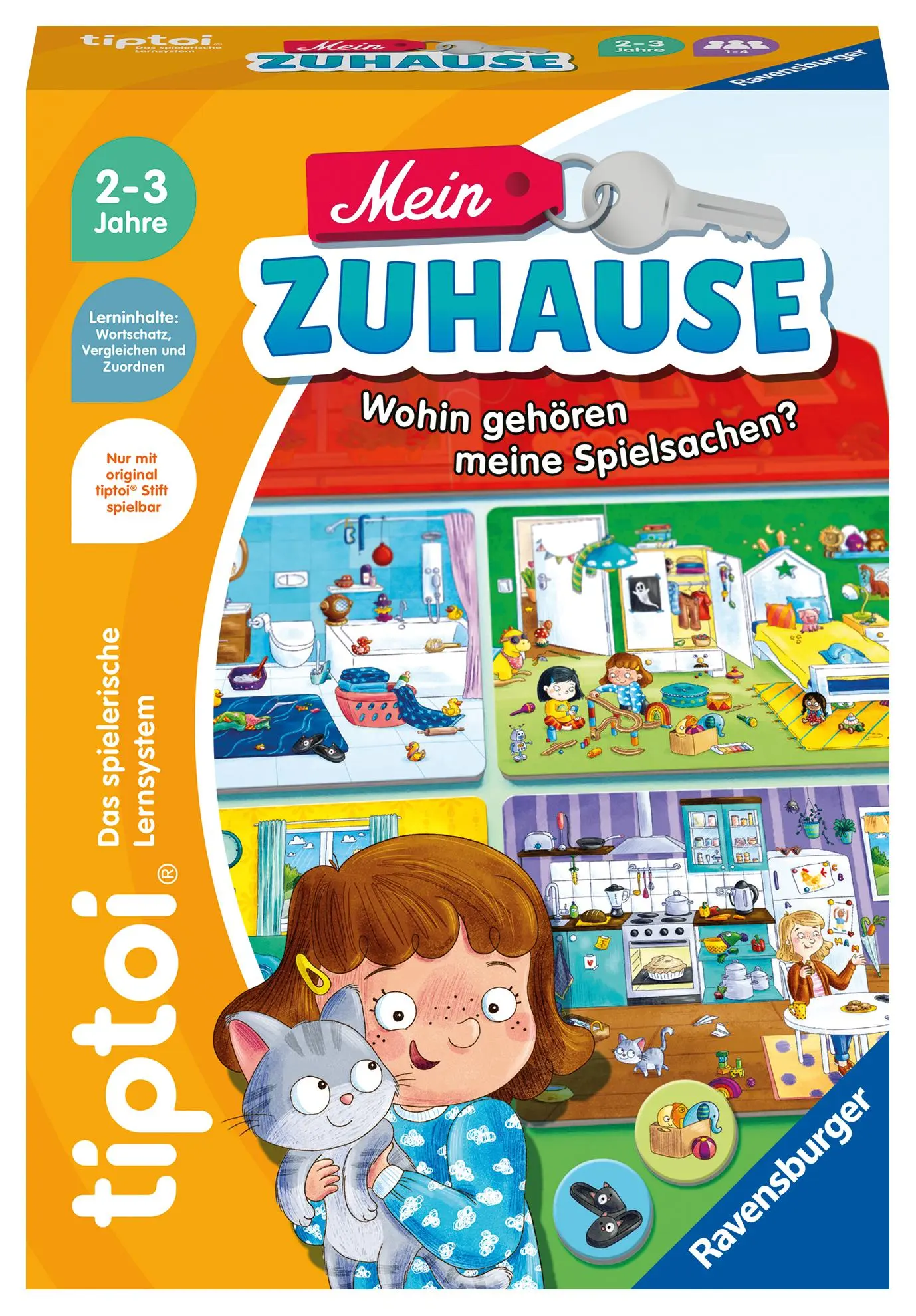 Cover: 4005556001965 | tiptoi® Mein Zuhause - ab 2 Jahre | Wohin gehören meine Spielsachen?