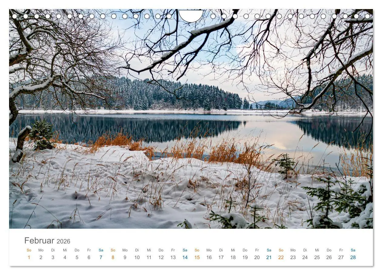 Bild: 9783457331965 | Rennsteig - Weitwanderweg (Wandkalender 2026 DIN A4 quer), CALVENDO...