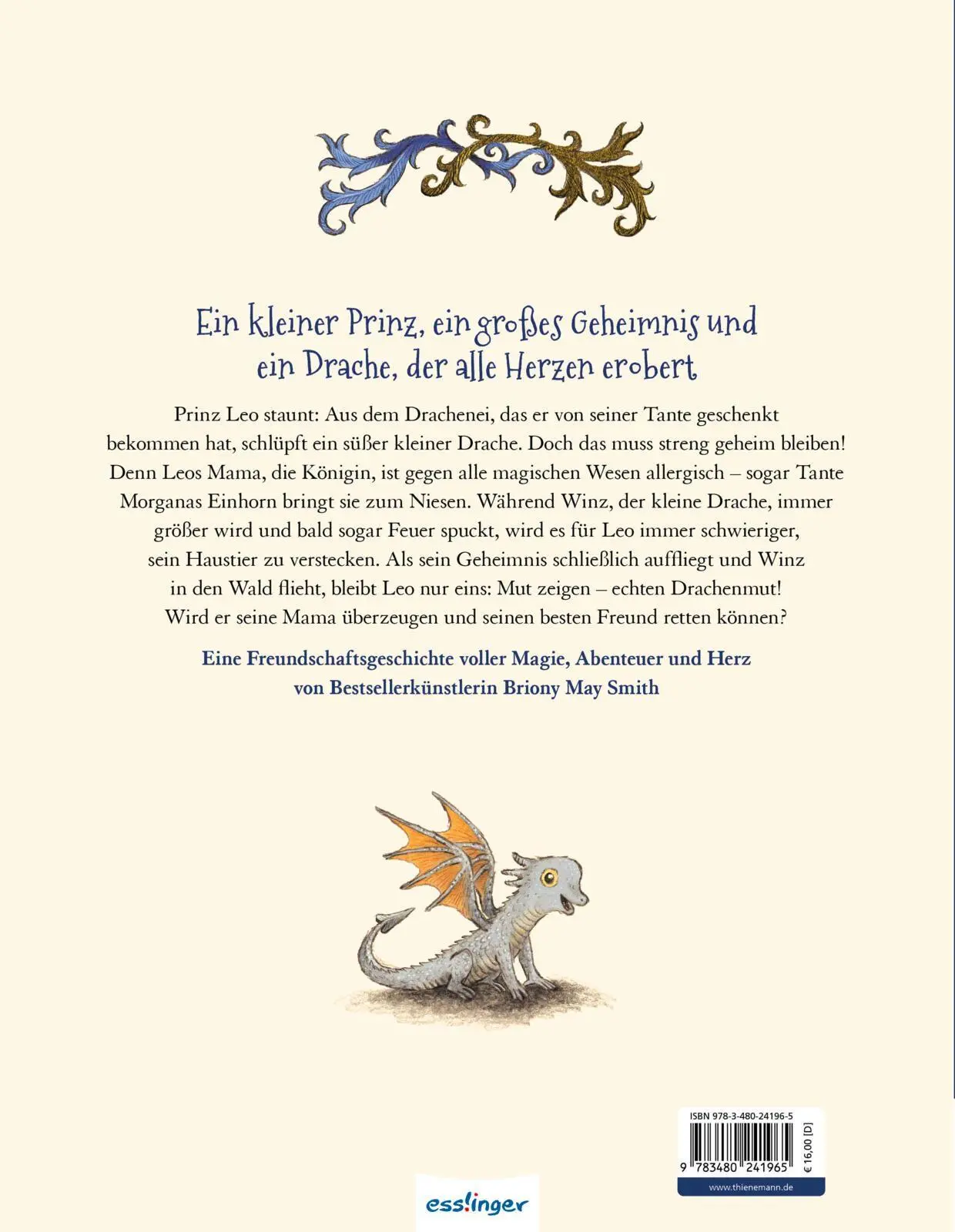 Rückseite: 9783480241965 | Leo und der geheime Drache | Briony May Smith | Buch | 48 S. | Deutsch
