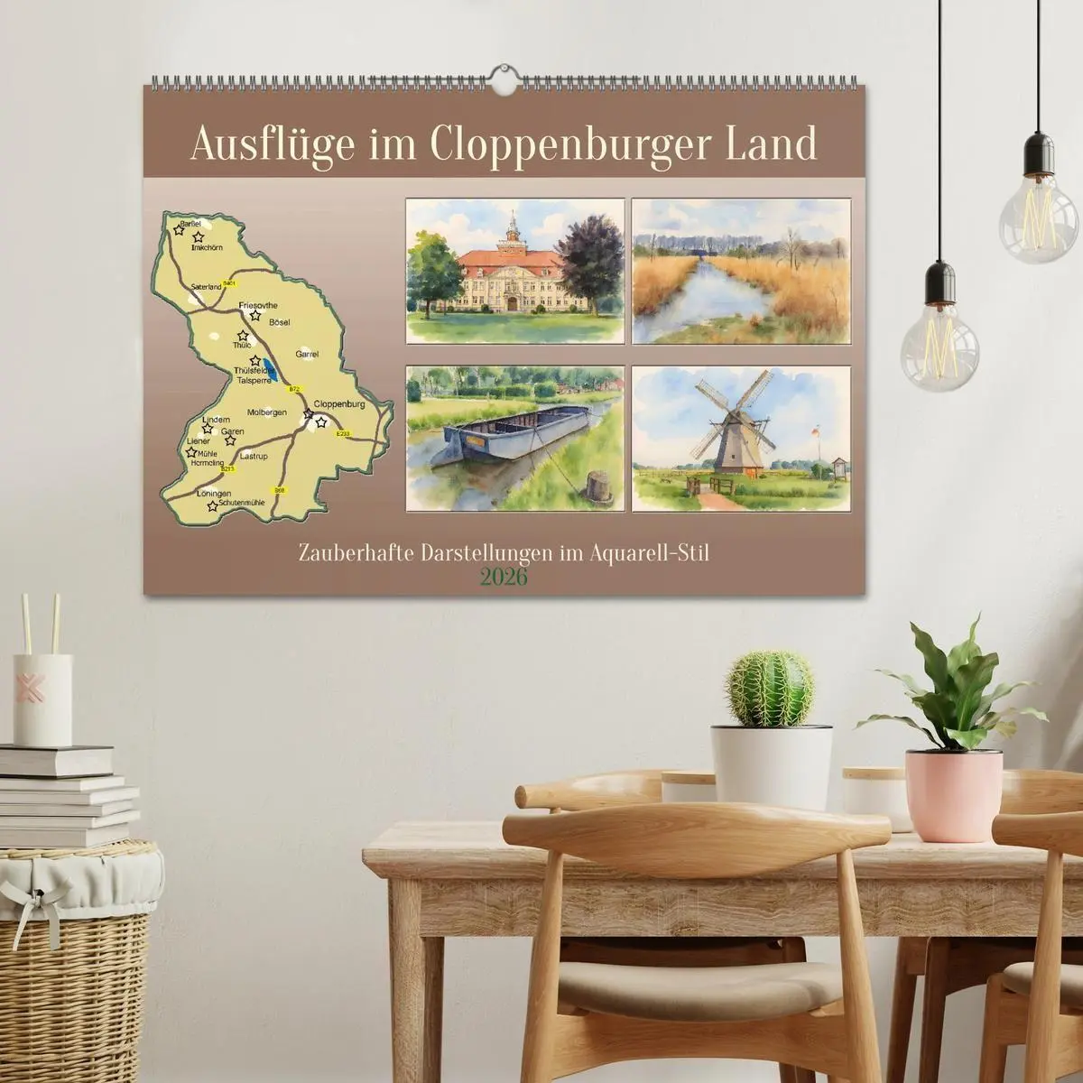 Bild: 9783516731965 | Ausflüge im Cloppenburger Land (Wandkalender 2026 DIN A2 quer),...