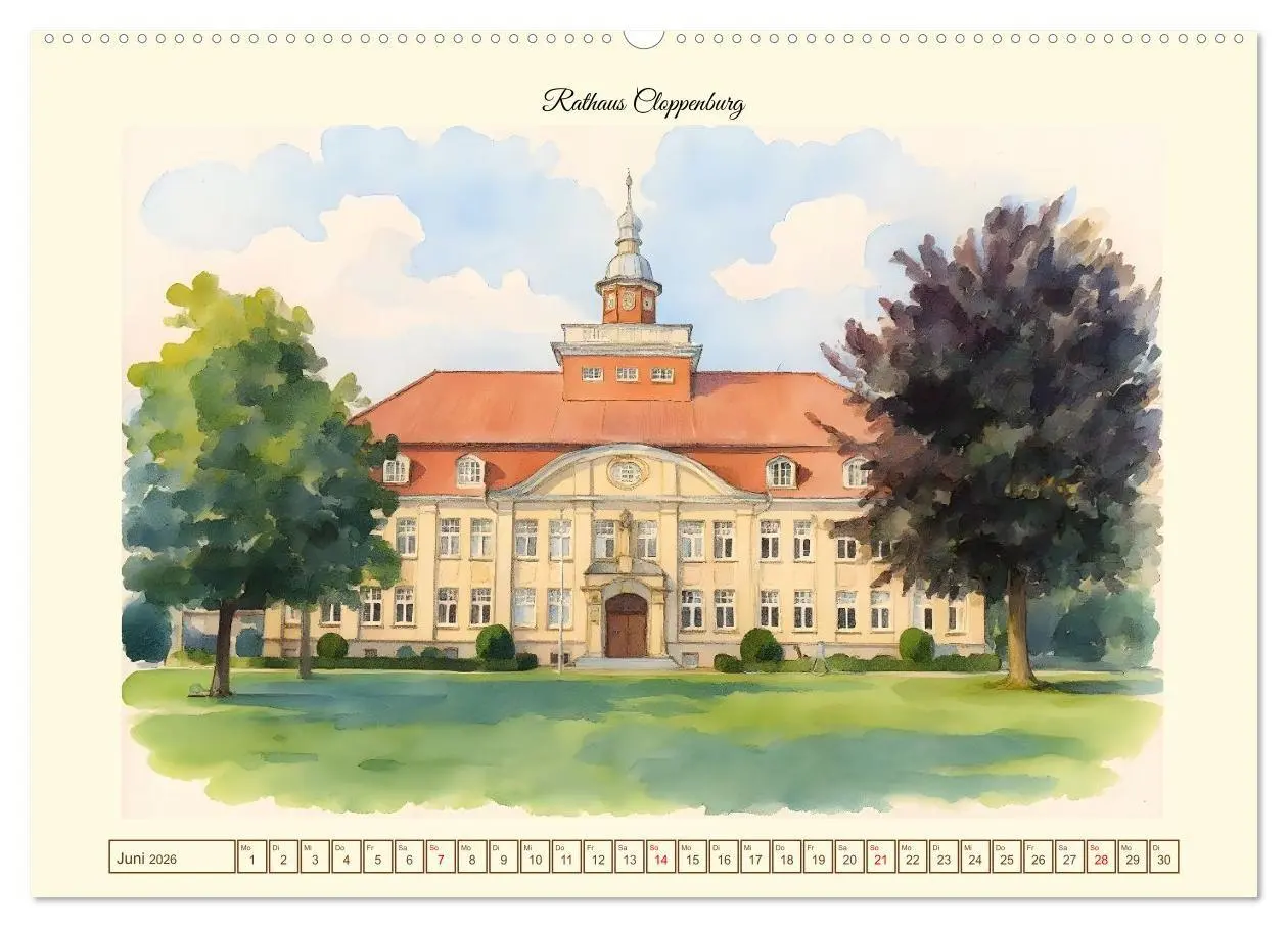 Bild: 9783516731965 | Ausflüge im Cloppenburger Land (Wandkalender 2026 DIN A2 quer),...