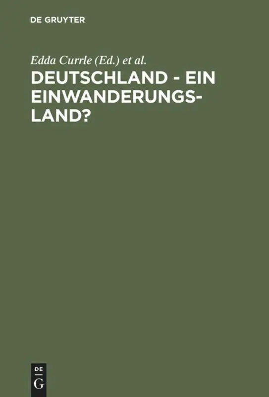 Cover: 9783828201965 | Deutschland - ein Einwanderungsland? | Tanja Wunderlich (u. a.) | Buch