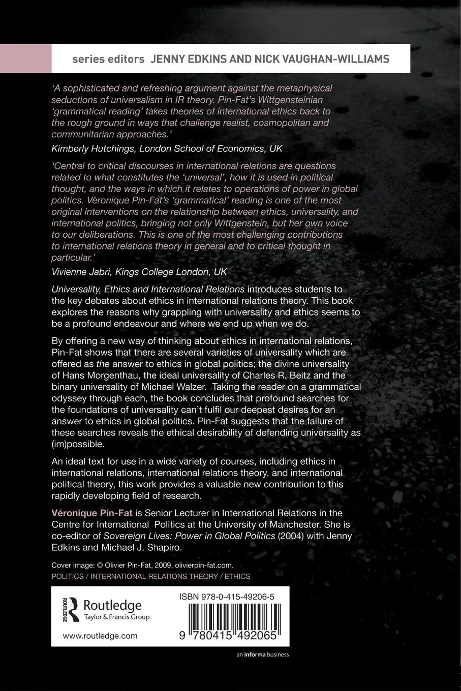 Rückseite: 9780415492065 | Universality, Ethics and International Relations | Véronique Pin-Fat