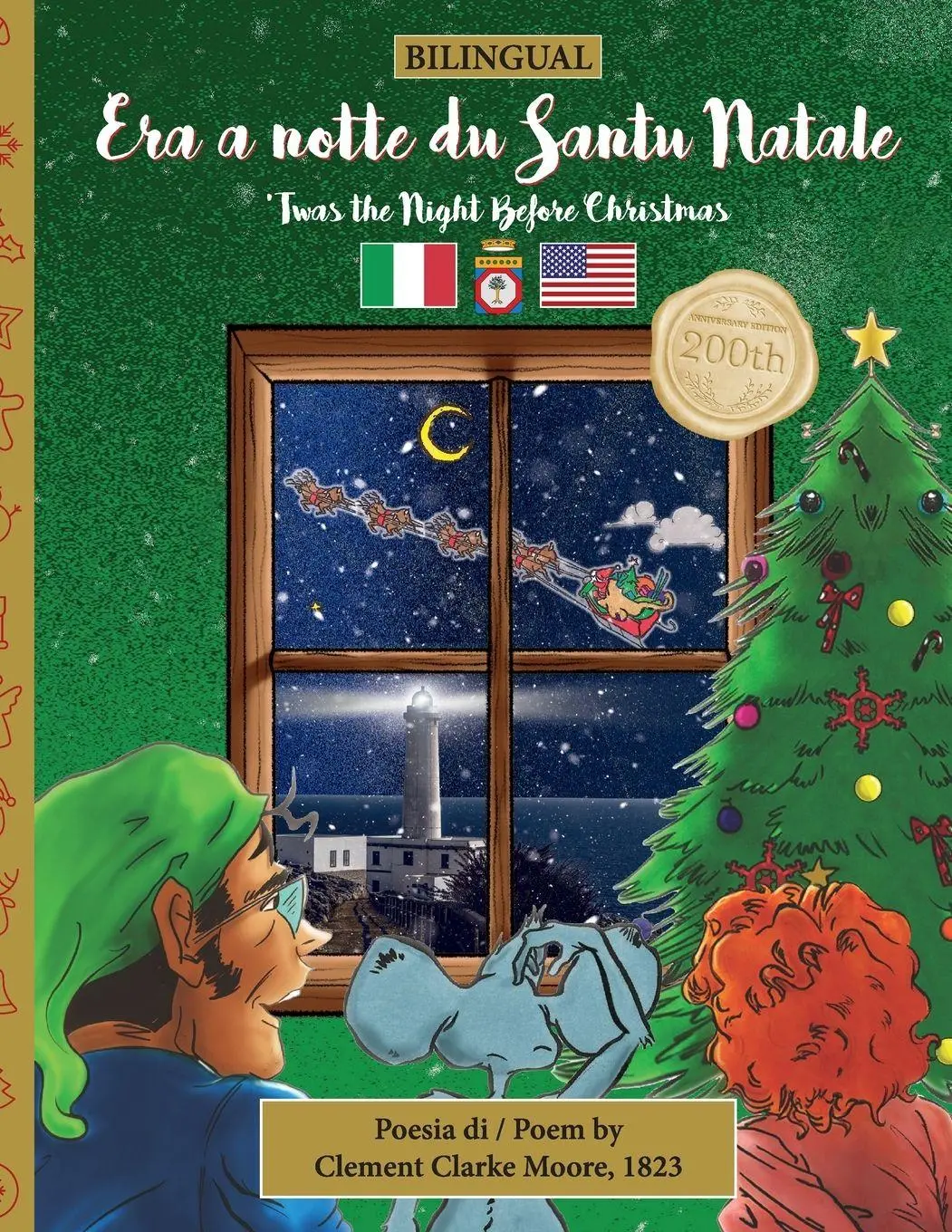 Cover: 9781959832065 | BILINGUAL 'Twas the Night Before Christmas - 200th Anniversary Edition