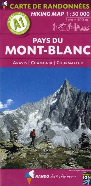 Cover: 9782841822065 | Mont-Blanc (Pays du) - Aravis - Chamonix - Courmayeur | (Land-)Karte