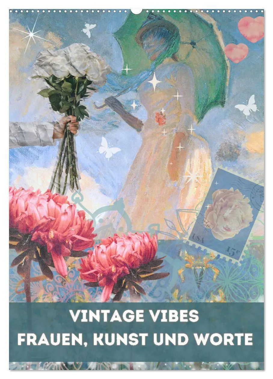 Cover: 9783516242065 | Vintage Vibes - Frauen, Kunst und Worte (Wandkalender 2026 DIN A2...