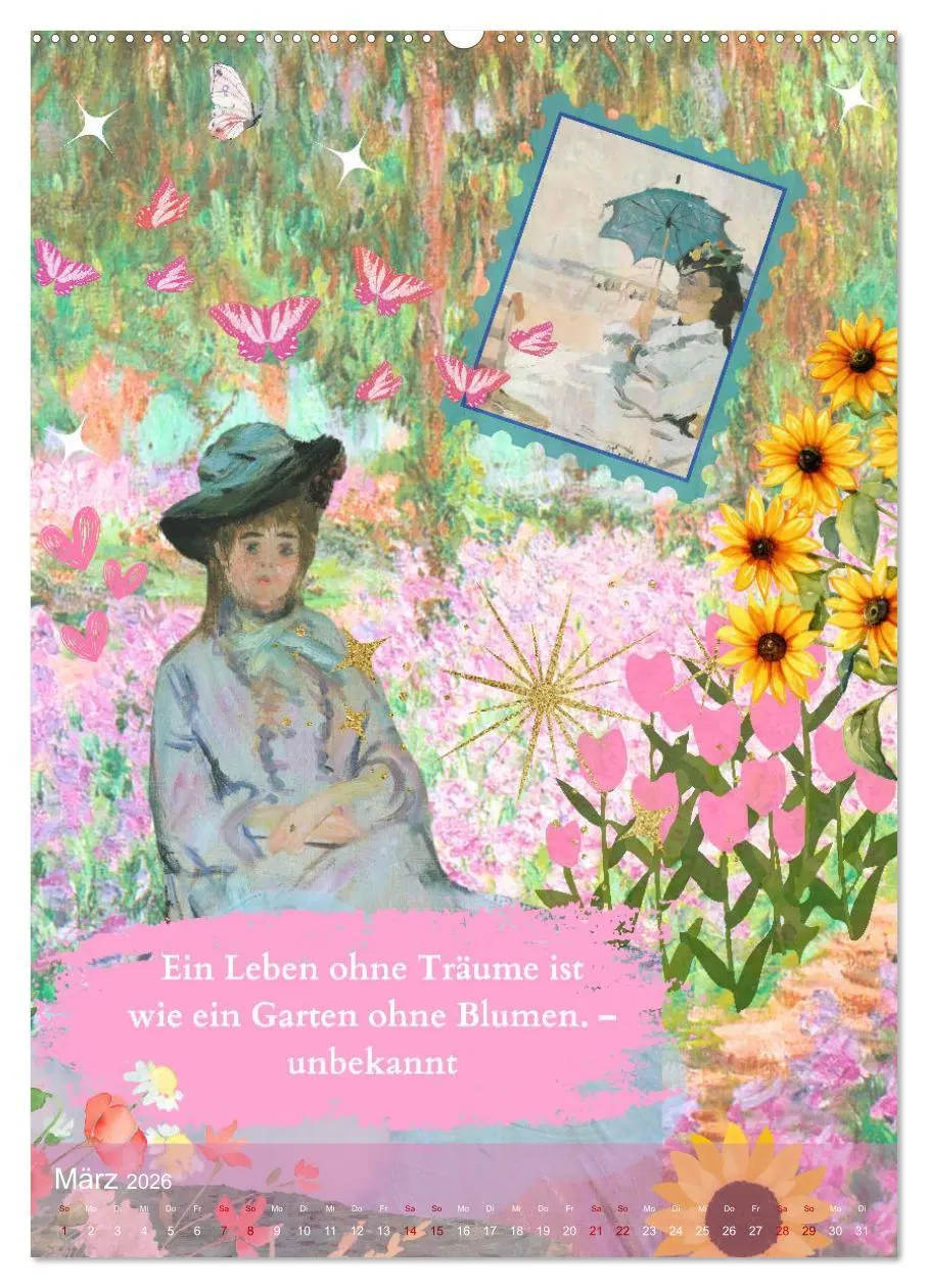 Bild: 9783516242065 | Vintage Vibes - Frauen, Kunst und Worte (Wandkalender 2026 DIN A2...