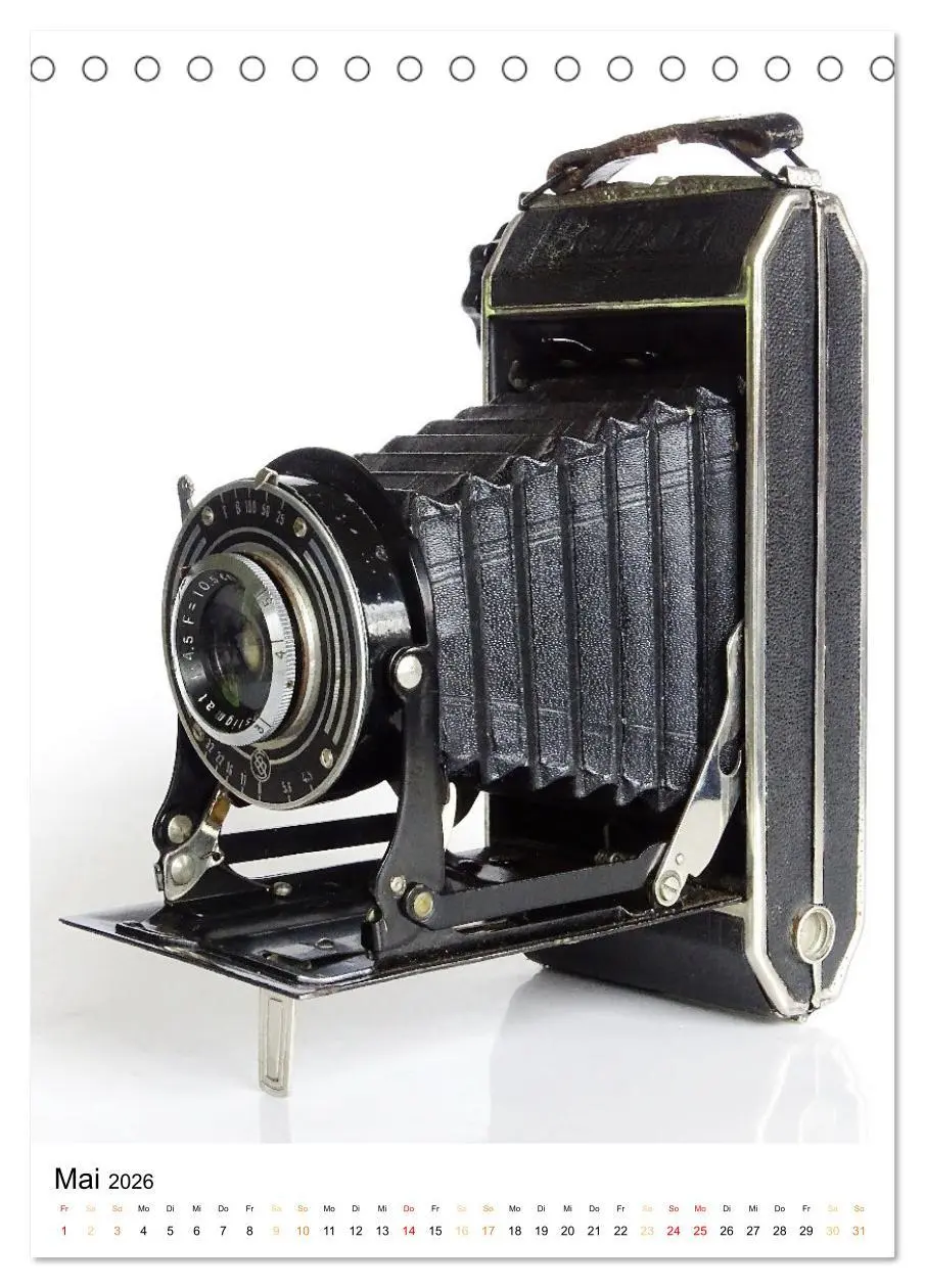 Bild: 9783516312065 | Balgenkameras - Analoge Fotoapparate mit Charme (Tischkalender 2026...