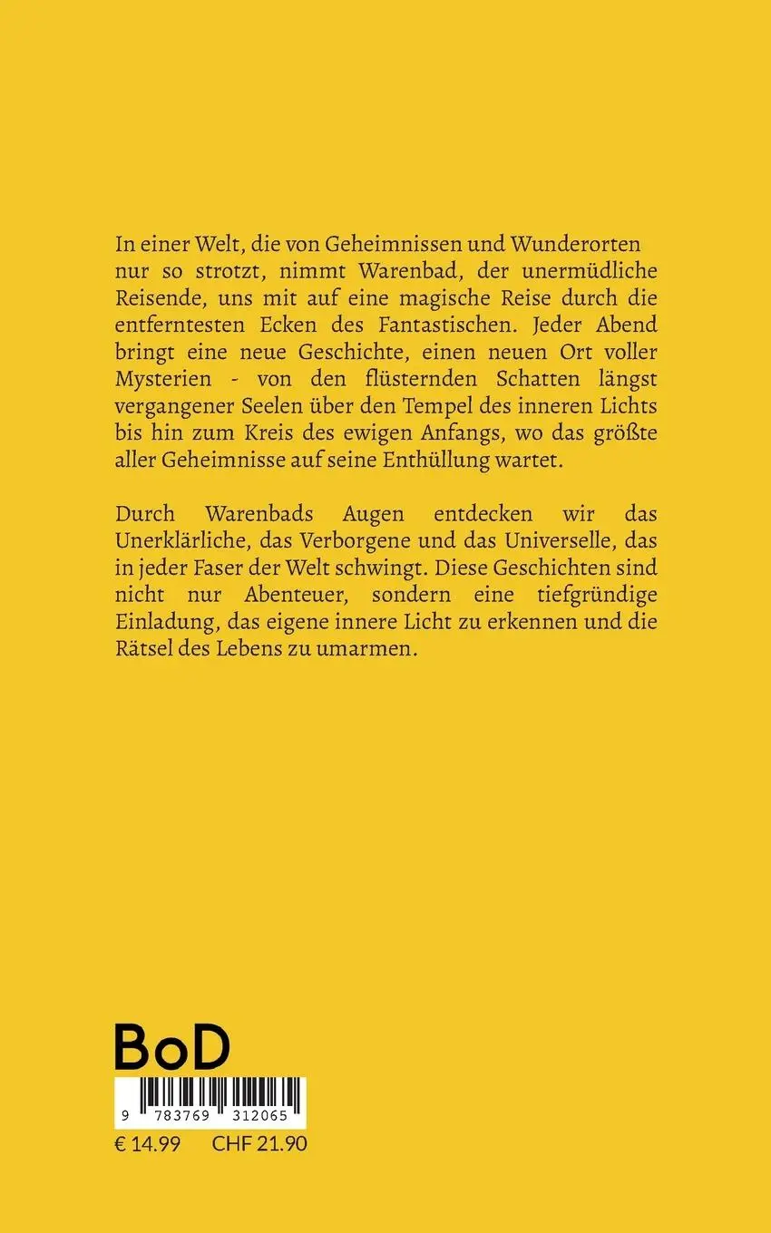 Rückseite: 9783769312065 | Märchen aus 3001 Nacht | Warenbads Abenteuer | Herold Zu Moschdehner