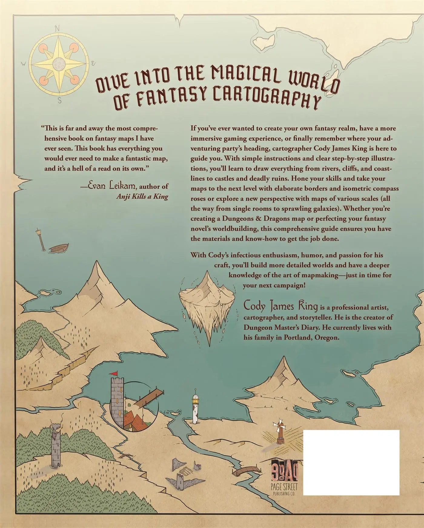 Rückseite: 9798890032065 | The Game Master's Guide to Fantasy Mapmaking | Cody James King | Buch