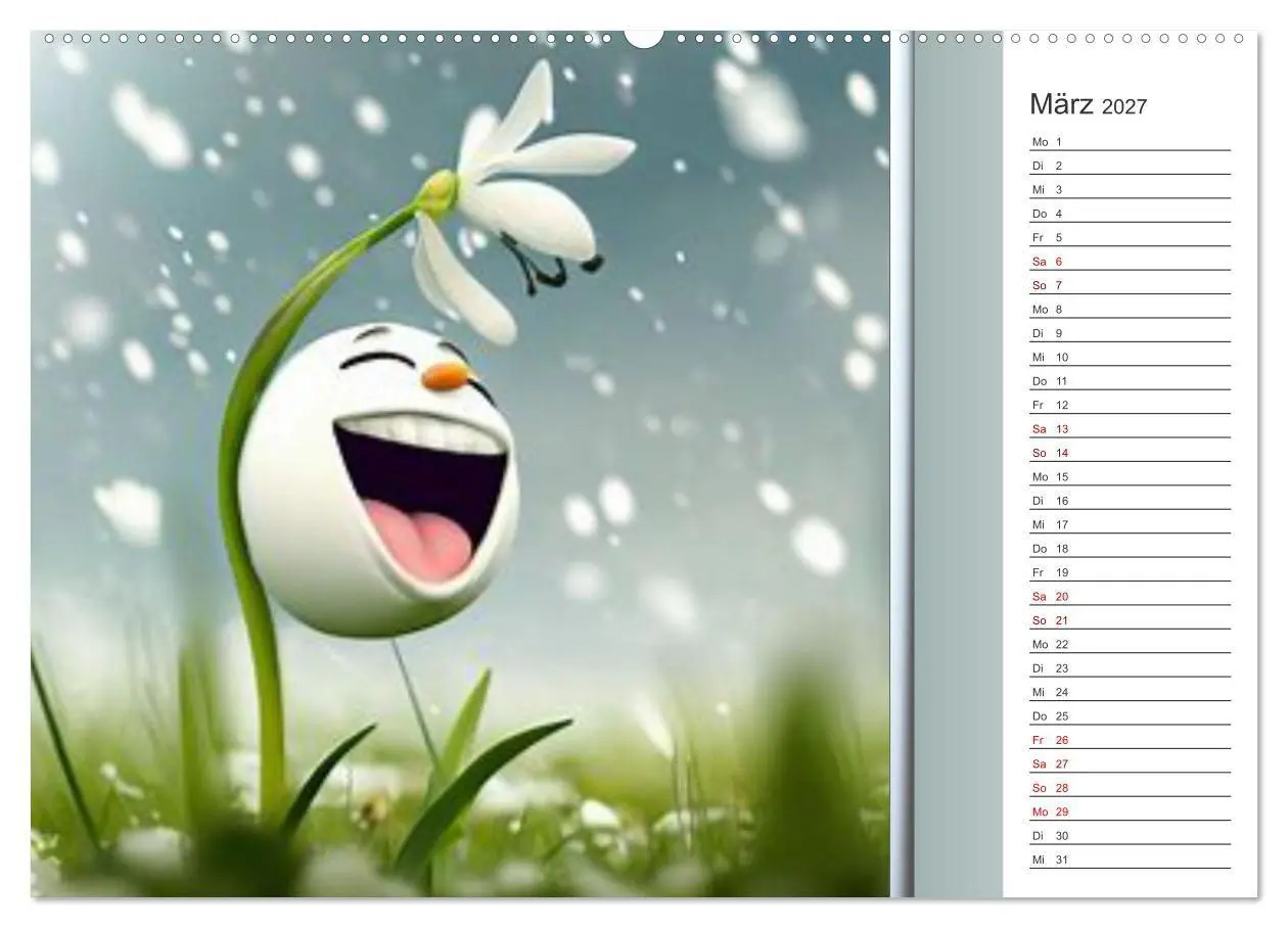 Bild: 9783569252165 | Crazy Blumen (hochwertiger Premium Wandkalender 2027 DIN A2 quer),...