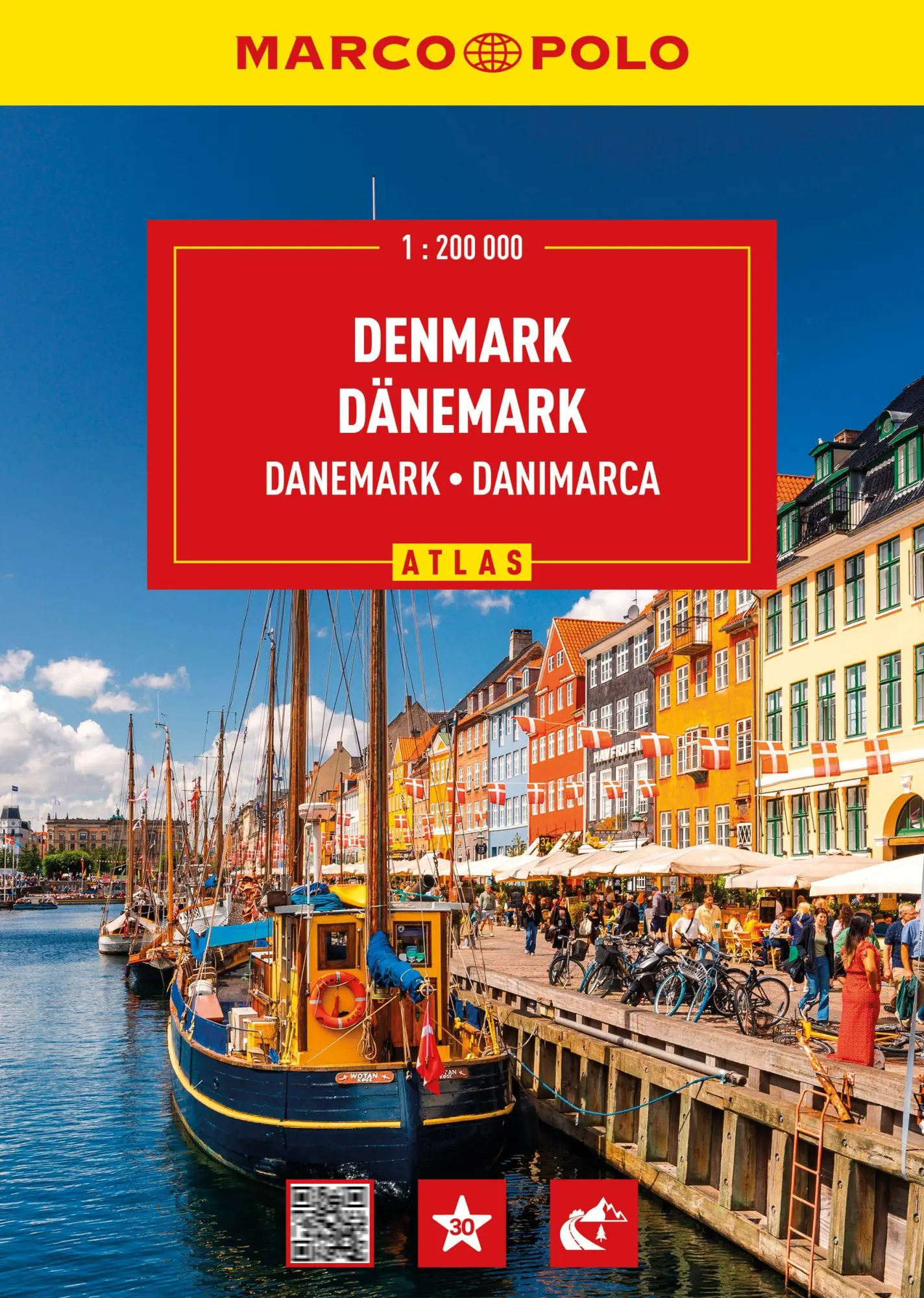 Cover: 9783575022165 | MARCO POLO Reiseatlas Dänemark 1:200.000 | Taschenbuch | 168 S. | 2025
