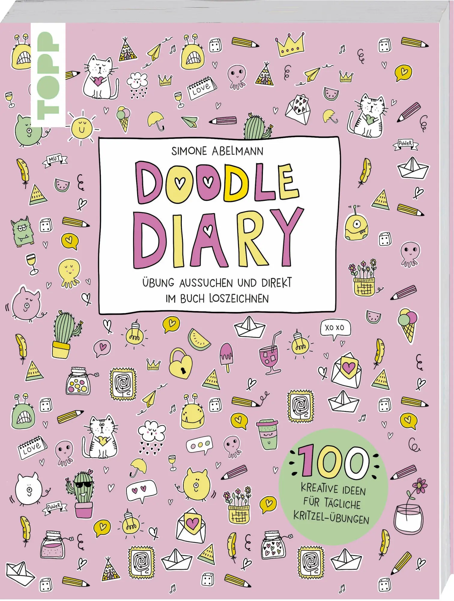 Cover: 9783735882165 | Doodle Diary | 100 kreative Ideen für tägliche Kritzel-Übungen | Buch
