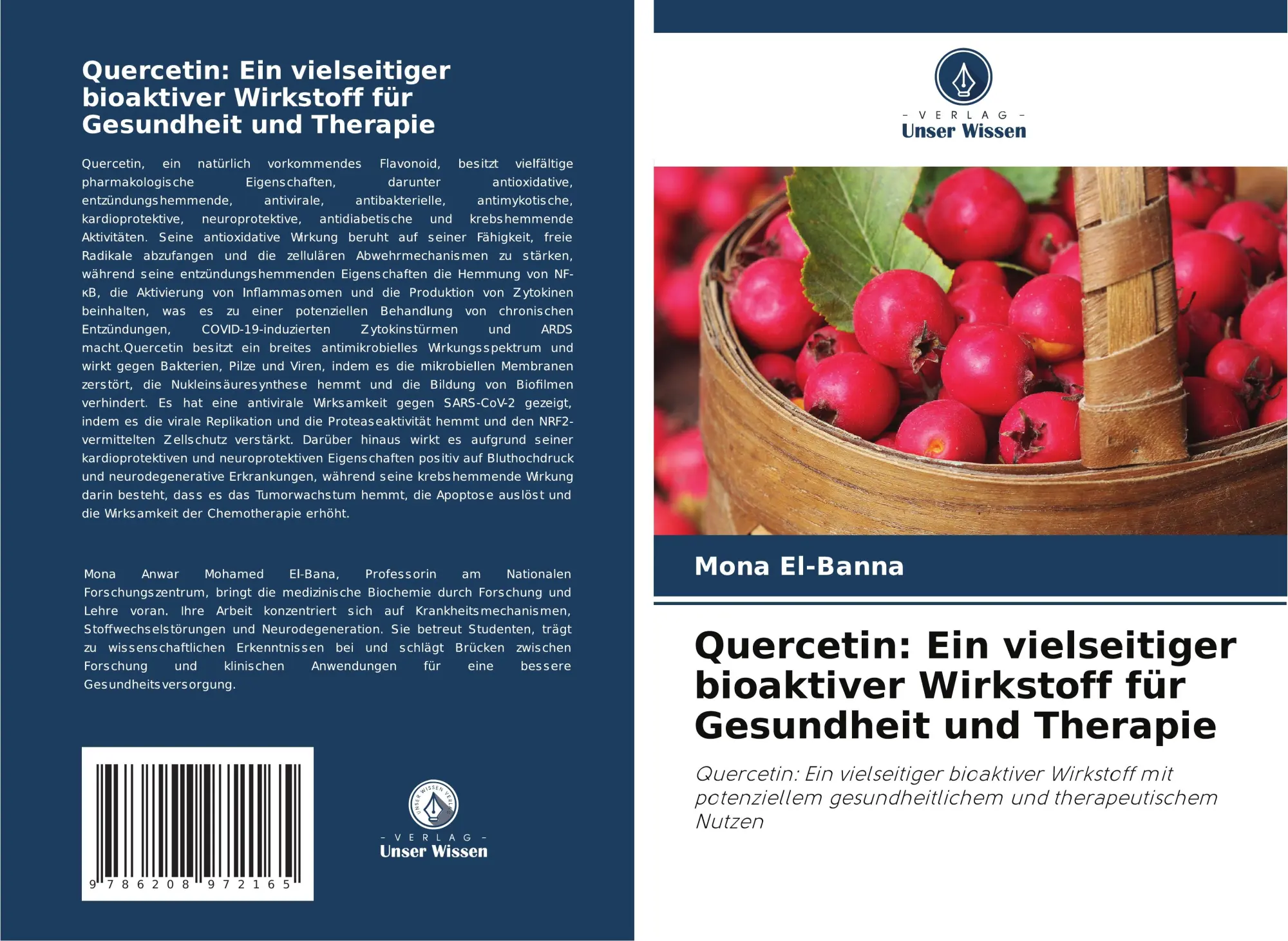 Cover: 9786208972165 | Quercetin: Ein vielseitiger bioaktiver Wirkstoff für Gesundheit und...