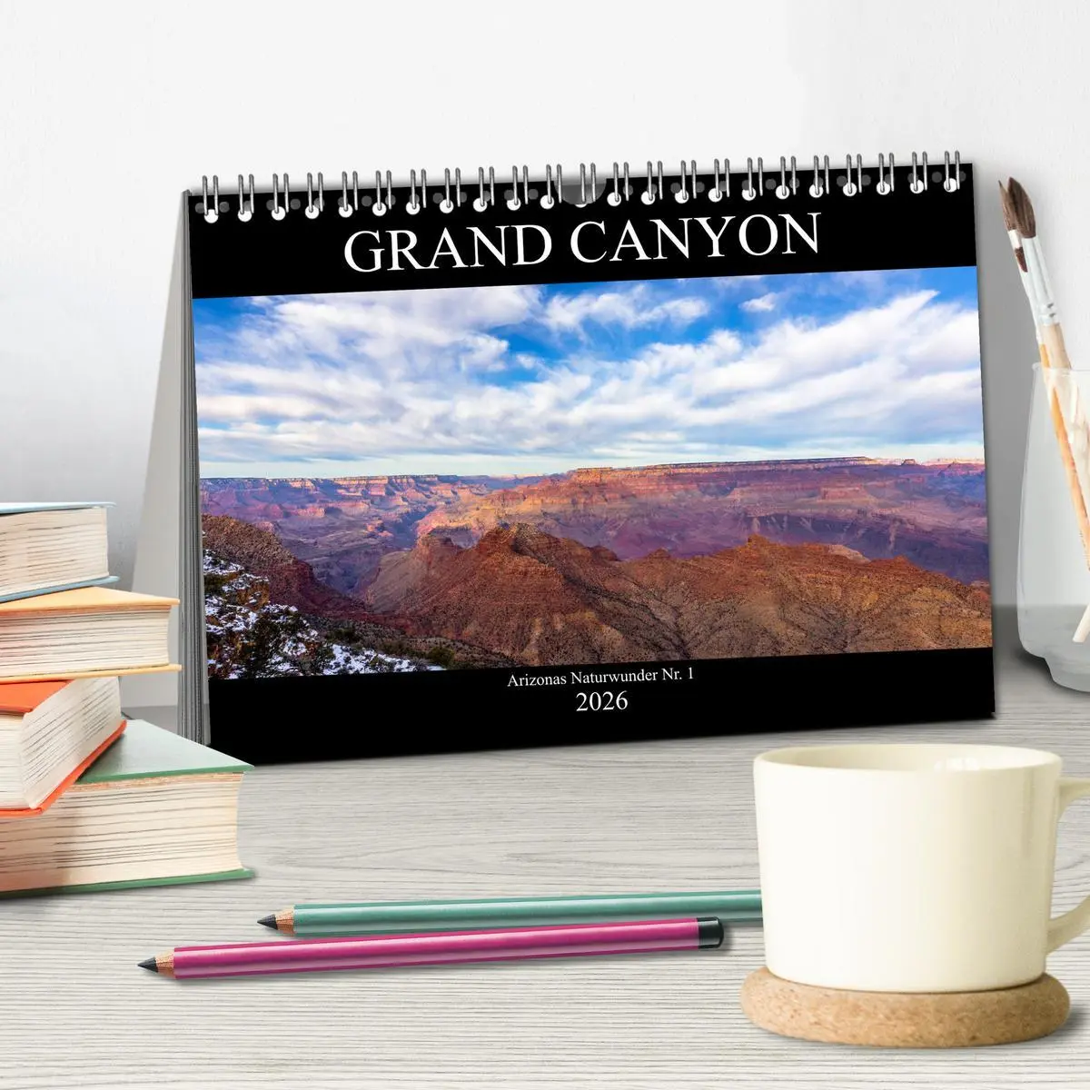 Bild: 9783457822265 | GRAND CANYON - Einblicke (Tischkalender 2026 DIN A5 quer), CALVENDO...