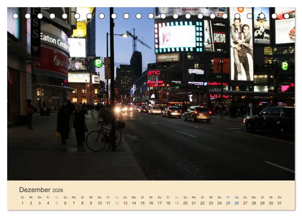 Bild: 9783516222265 | Toronto - Metropole in Ostkanada (Tischkalender 2026 DIN A5 quer),...