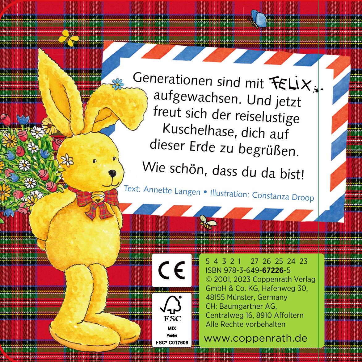 Rückseite: 9783649672265 | Willkommen, kleines Baby! Dein Felix | Annette Langen | 12 S. | 2023