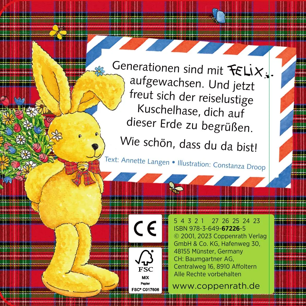 Rückseite: 9783649672265 | Willkommen, kleines Baby! Dein Felix | Annette Langen | 12 S. | 2023