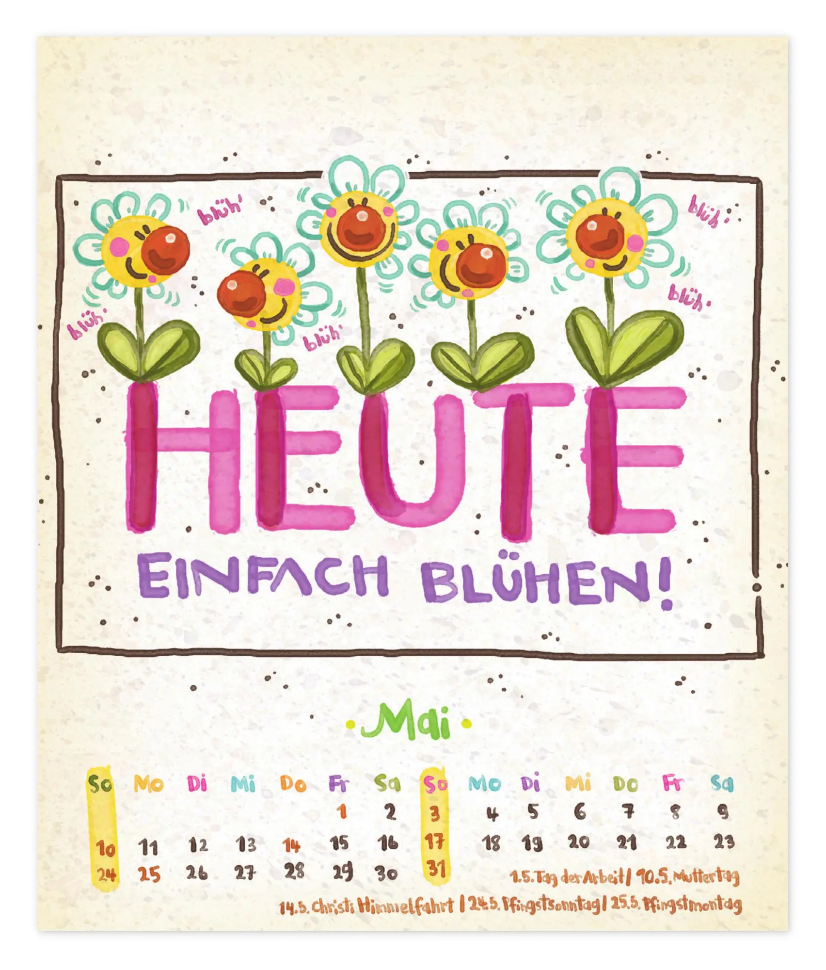 Bild: 9783780632265 | Der Mutmachkalender 2026 | Nina Dulleck | Kalender | 26 S. | Deutsch