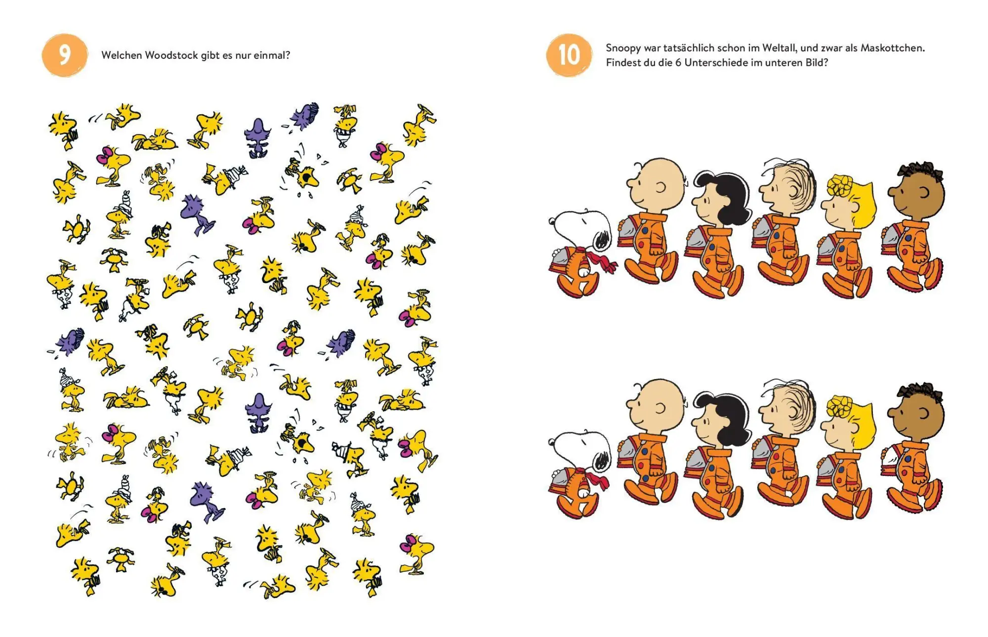 Bild: 9783987642265 | Peanuts Suchrätsel I Finde das, was anders ist! | Taschenbuch | 96 S.