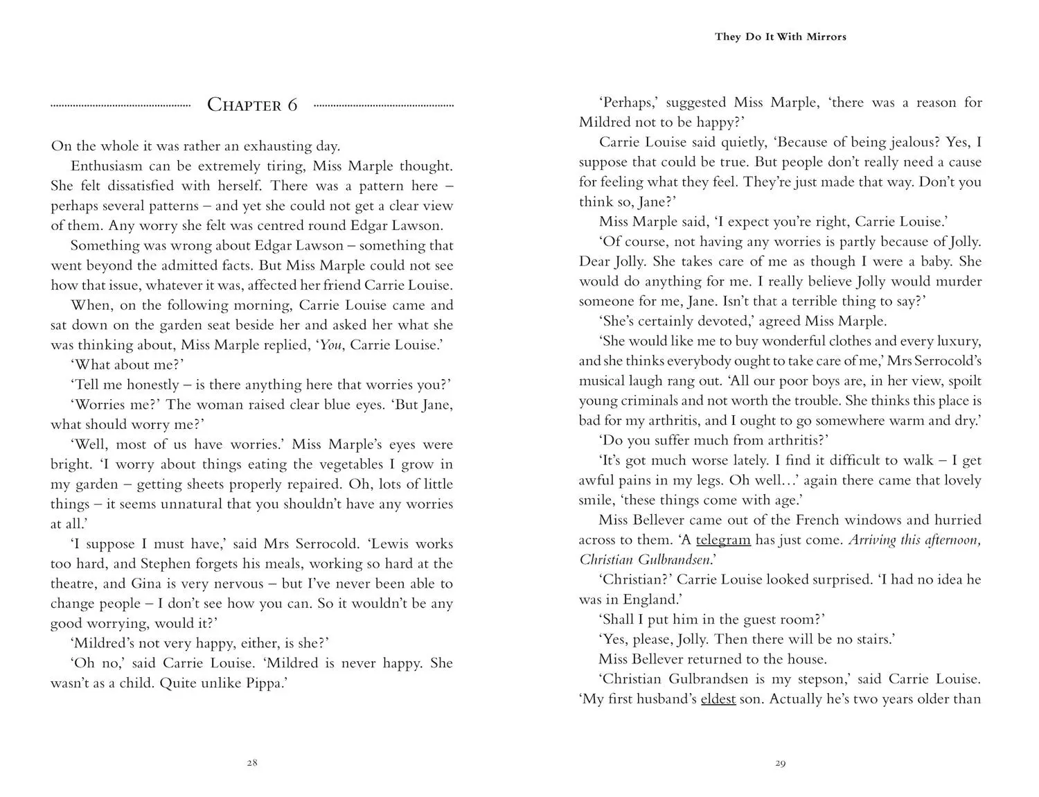 Bild: 9780008262365 | They Do It With Mirrors | B2+ Level 5 | Agatha Christie | Taschenbuch