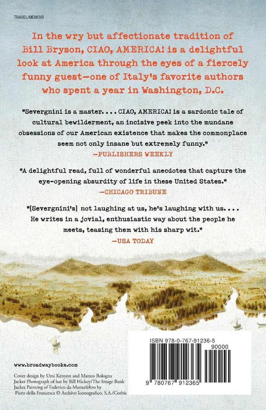 Rückseite: 9780767912365 | Ciao, America! | An Italian Discovers the U.S. | Beppe Severgnini