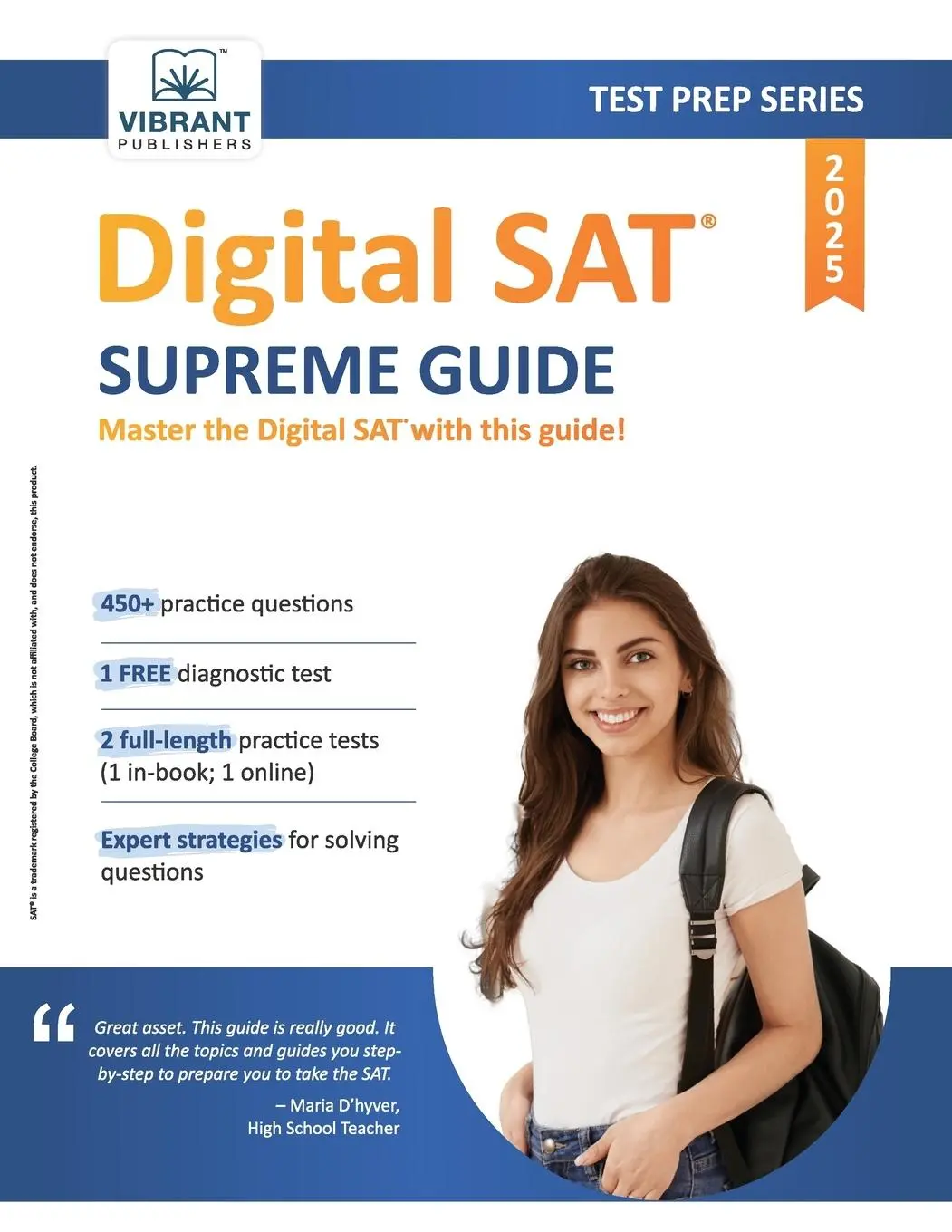 Cover: 9781636512365 | Digital SAT Supreme Guide | Vibrant Publishers | Taschenbuch | 2024