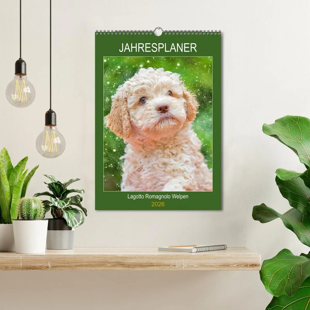 Bild: 9783516382365 | Jahresplaner Lagotto Romagnolo Welpen (Wandkalender 2026 DIN A3...