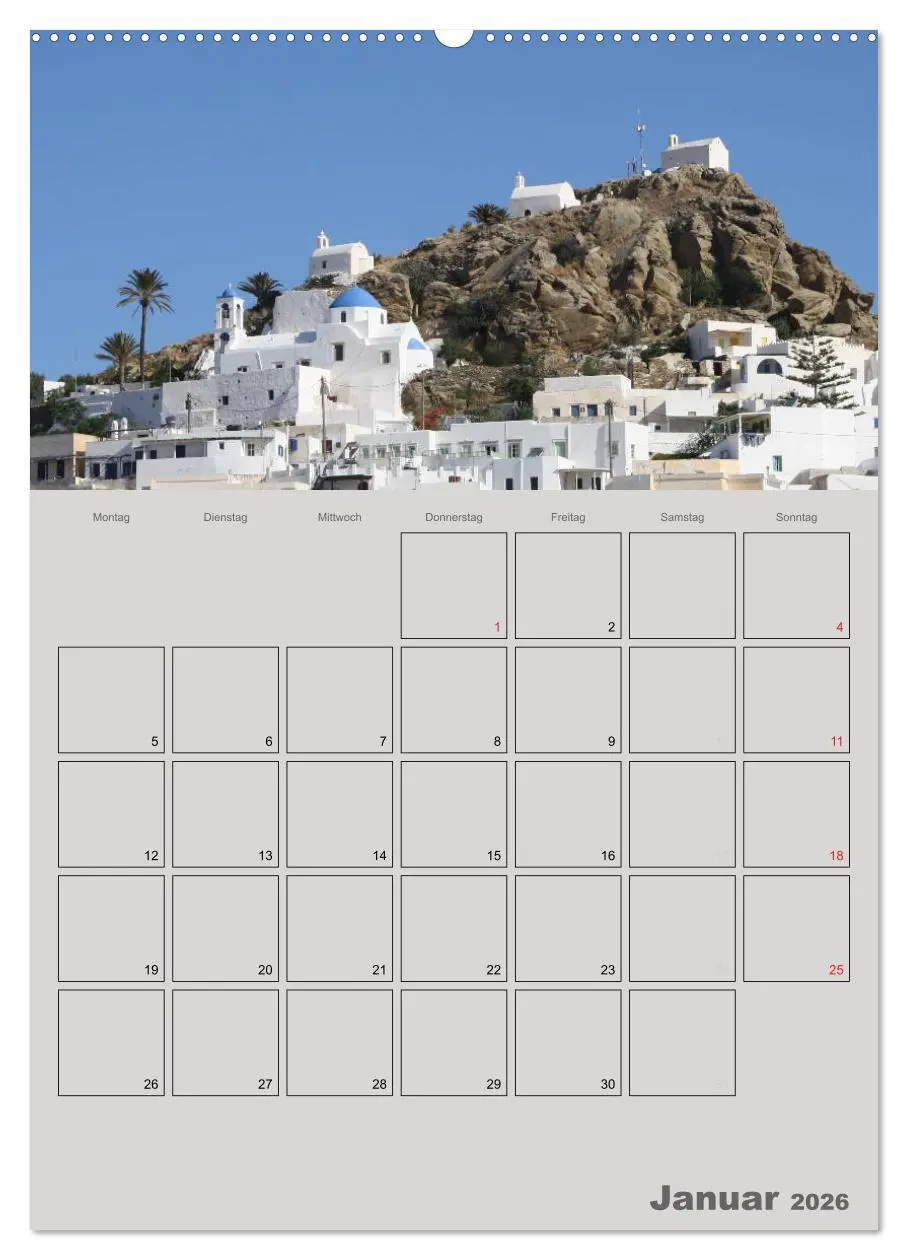 Bild: 9783516452365 | Kykladen, Perlen der Ägäis (Wandkalender 2026 DIN A2 hoch),...