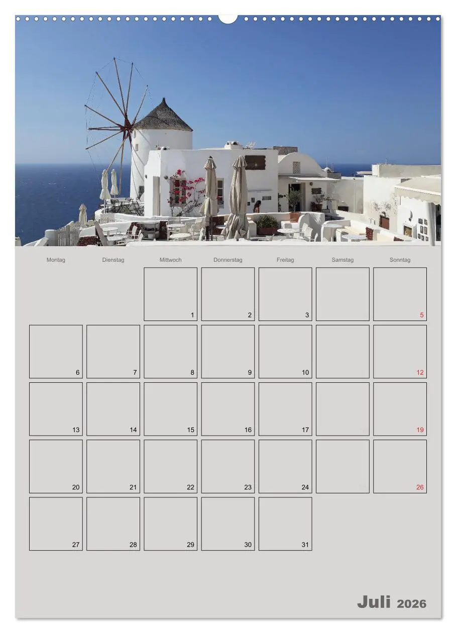 Bild: 9783516452365 | Kykladen, Perlen der Ägäis (Wandkalender 2026 DIN A2 hoch),...