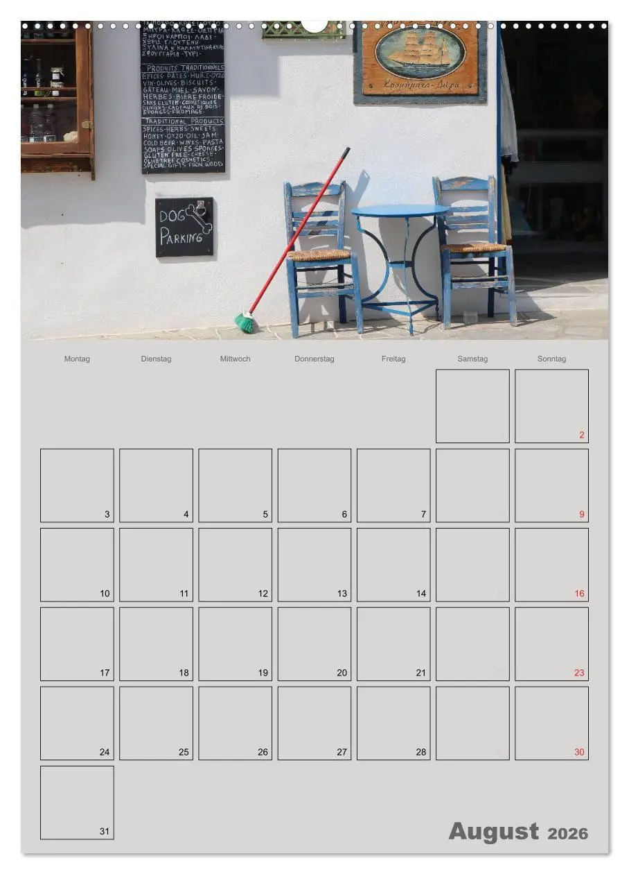 Bild: 9783516452365 | Kykladen, Perlen der Ägäis (Wandkalender 2026 DIN A2 hoch),...