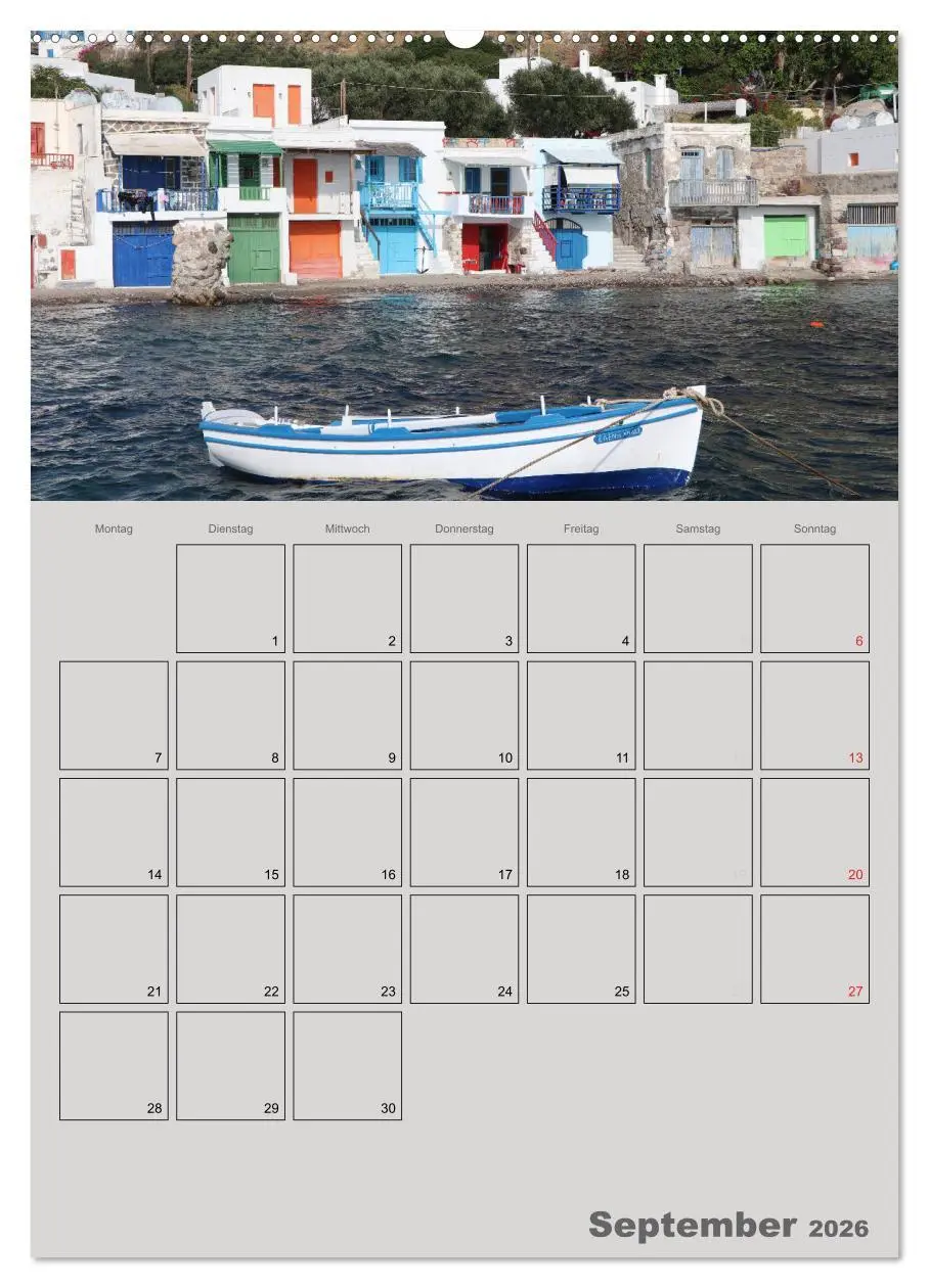 Bild: 9783516452365 | Kykladen, Perlen der Ägäis (Wandkalender 2026 DIN A2 hoch),...
