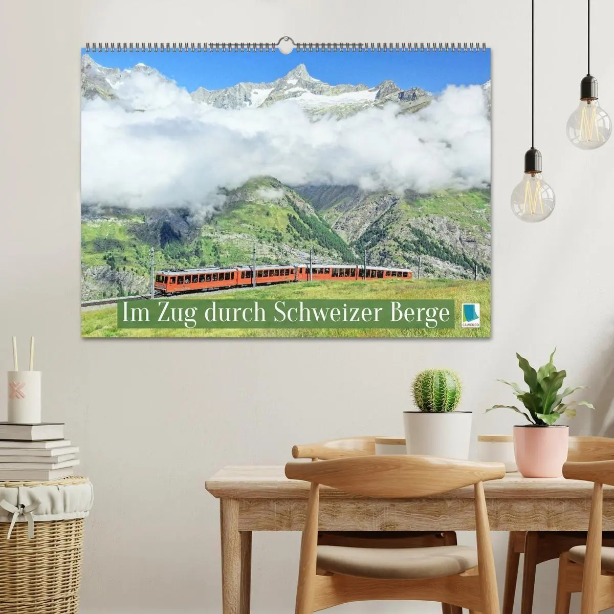 Bild: 9783516902365 | Im Zug durch Schweizer Berge (Wandkalender 2027 DIN A2 quer),...