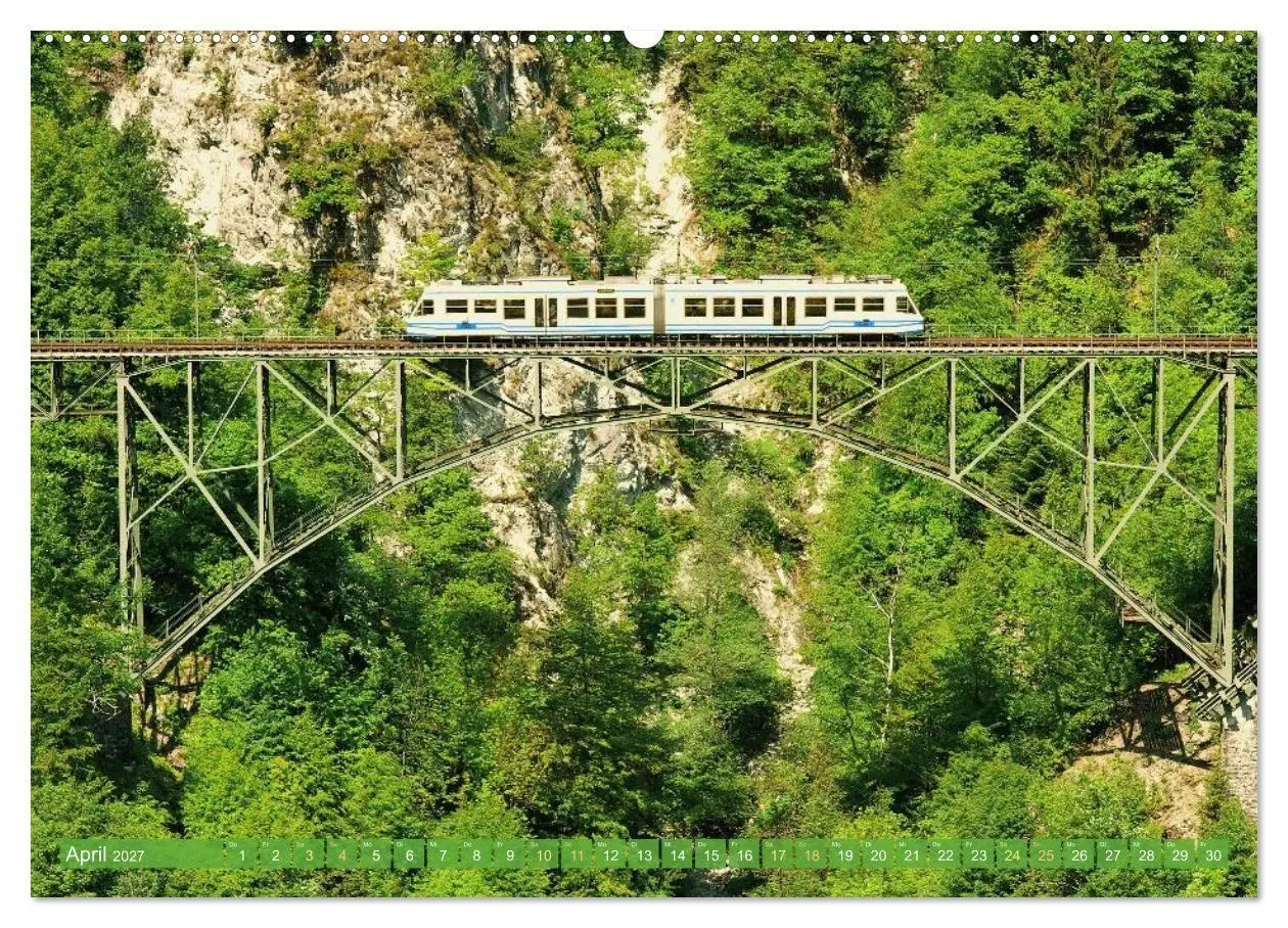 Bild: 9783516902365 | Im Zug durch Schweizer Berge (Wandkalender 2027 DIN A2 quer),...