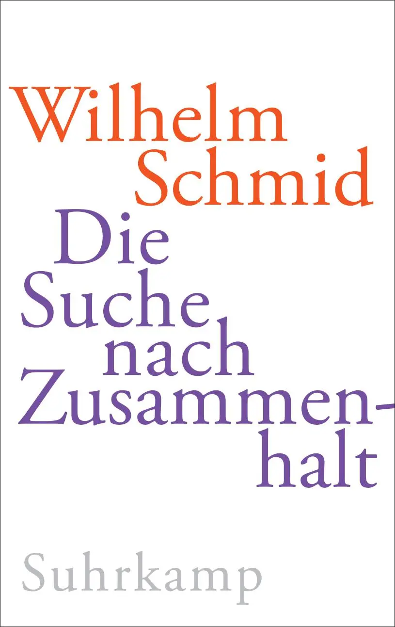 Cover: 9783518432365 | Die Suche nach Zusammenhalt | Wilhelm Schmid | Buch | 469 S. | Deutsch