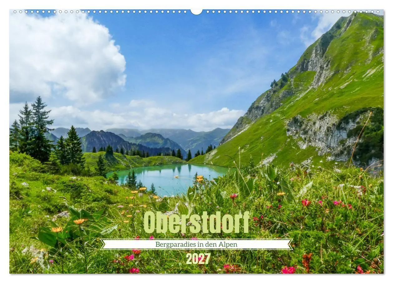 Cover: 9783569302365 | Oberstdorf - Bergparadies in den Alpen (Wandkalender 2027 DIN A2...